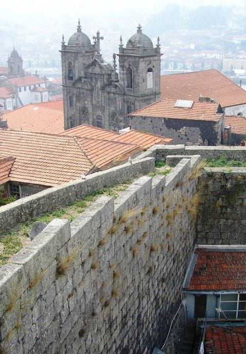 The medieval walls of Porto